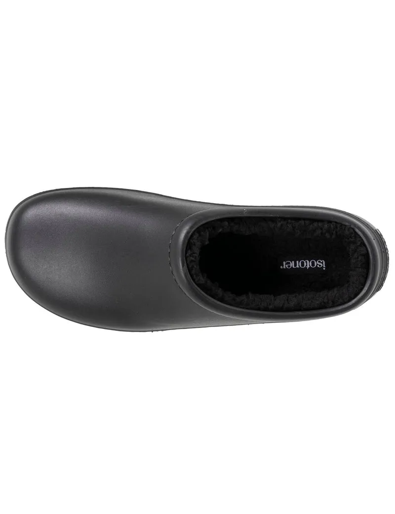 Sabots de jardin Homme fourrés Noir
