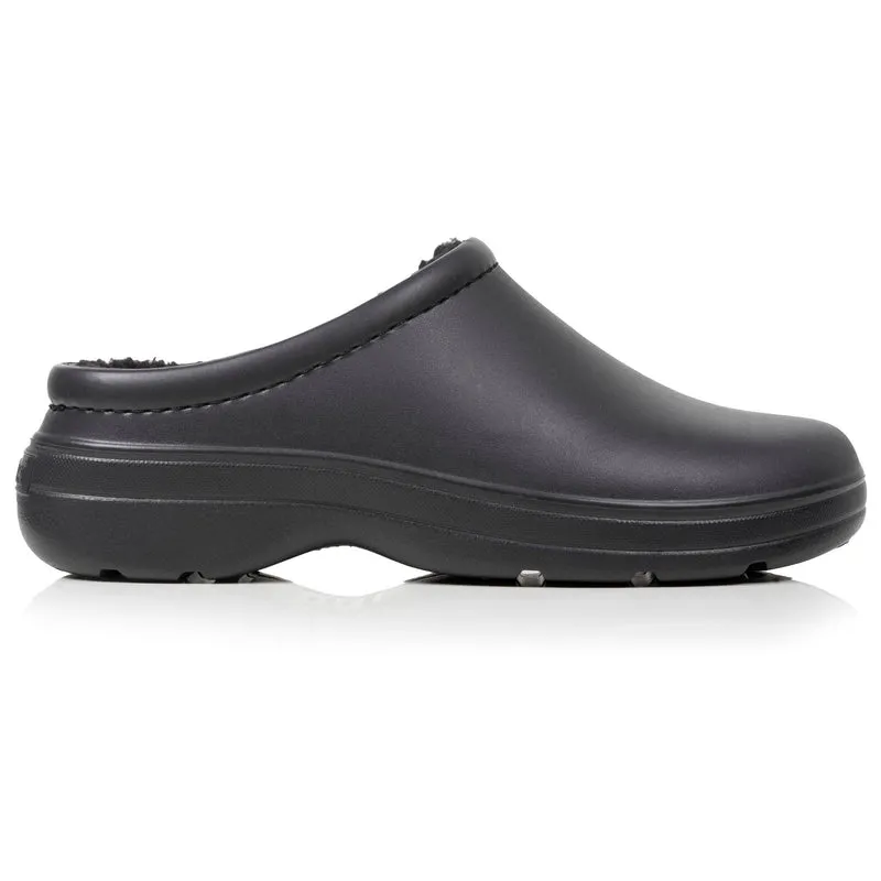 Sabots de jardin Homme fourrés Noir
