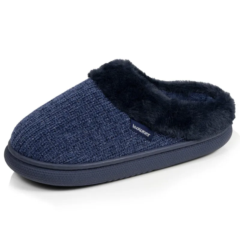 Chaussons mules Femme BLOUP Marine Lurex