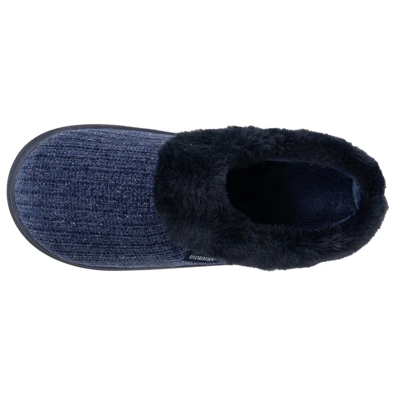 Chaussons mules Femme BLOUP Marine Lurex