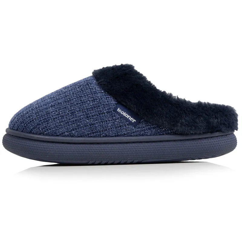 Chaussons mules Femme BLOUP Marine Lurex