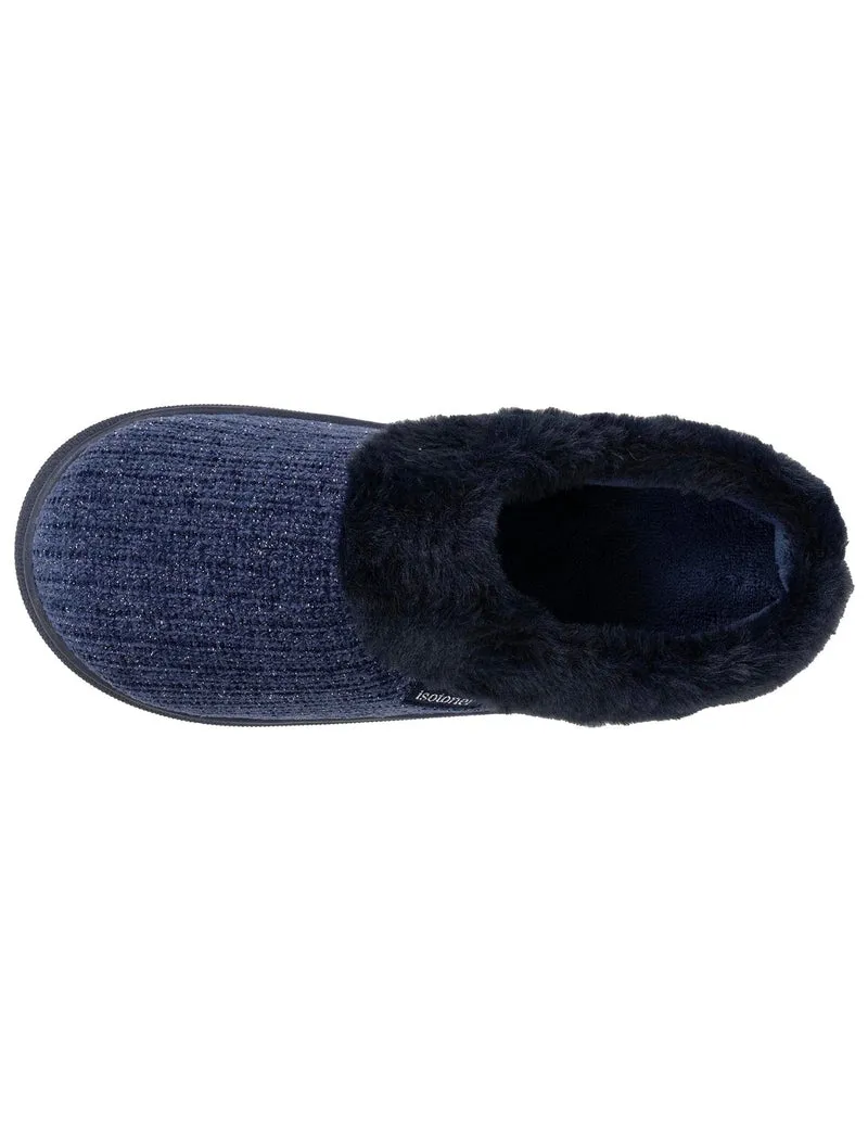 Chaussons mules Femme BLOUP Marine Lurex