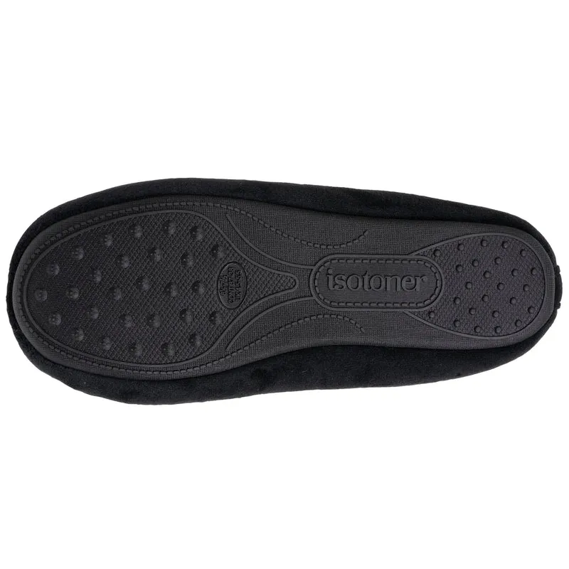 Chaussons ballerines Femme Noir rouges