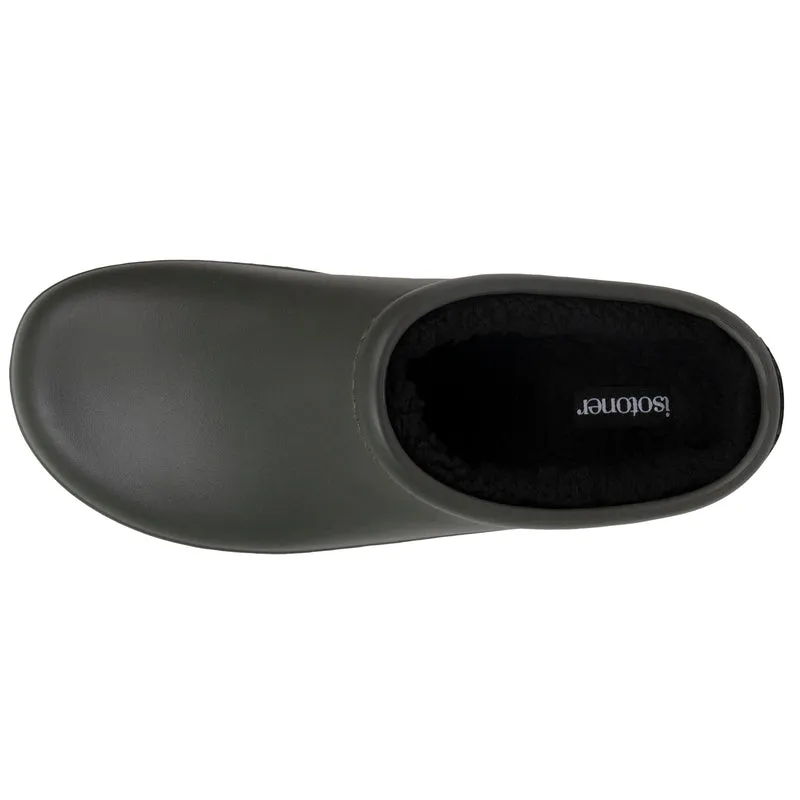 Sabots de jardin Homme fourrés Kaki