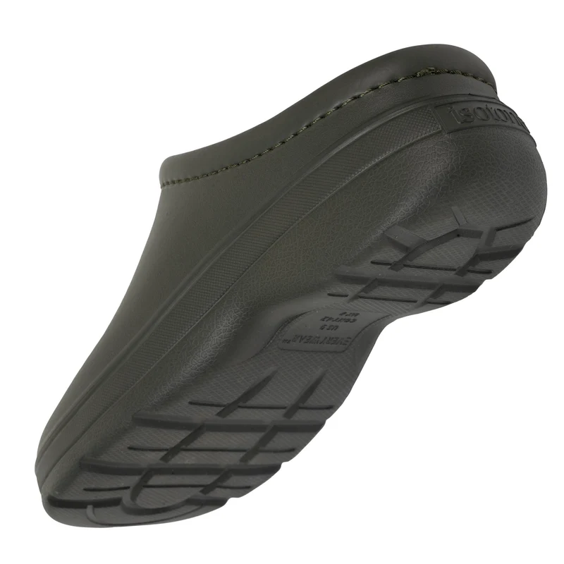 Sabots de jardin Homme fourrés Kaki