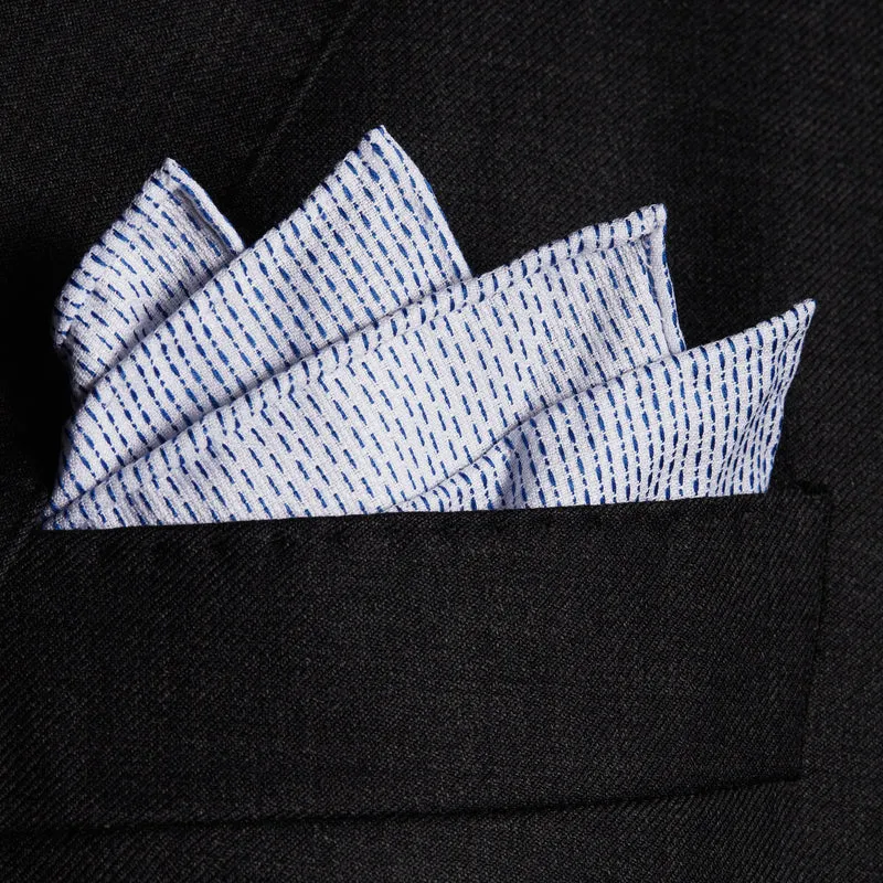 Blanc & Bleu - Tirets - Coton