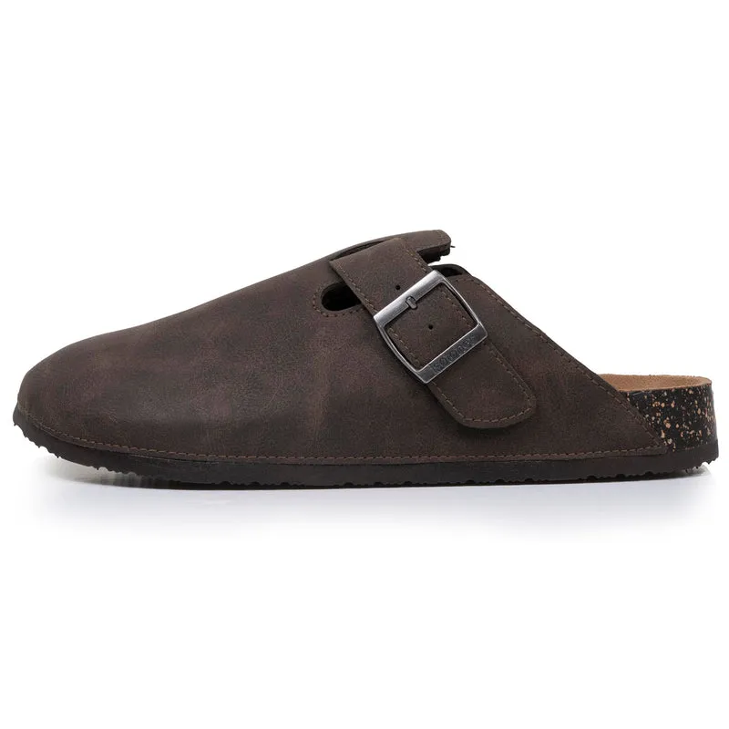 Sabots Homme fourrés Marron