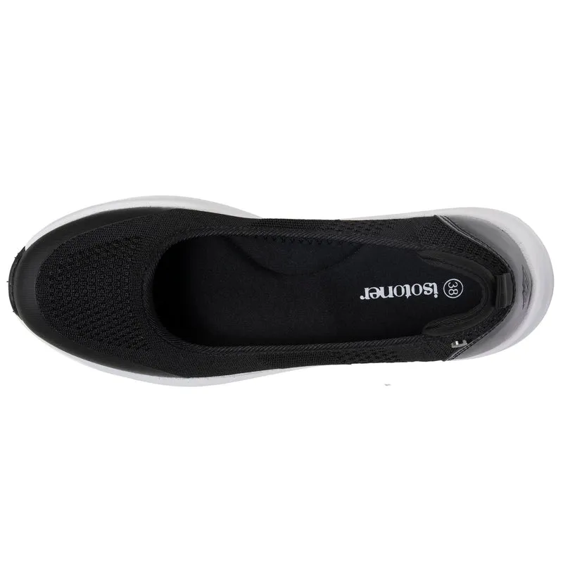 Ballerines Femme confort semelle sport Noir