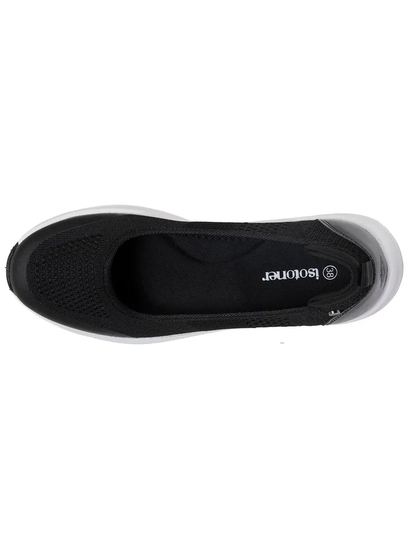 Ballerines Femme confort semelle sport Noir