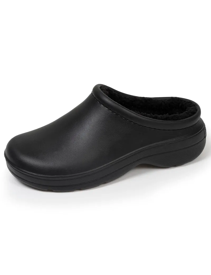 Sabots de jardin Femme fourrés Noir