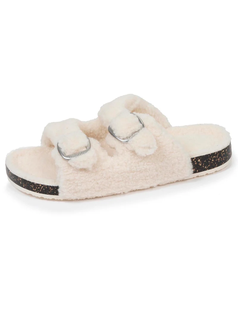Chaussons sandales Femme Ivoire