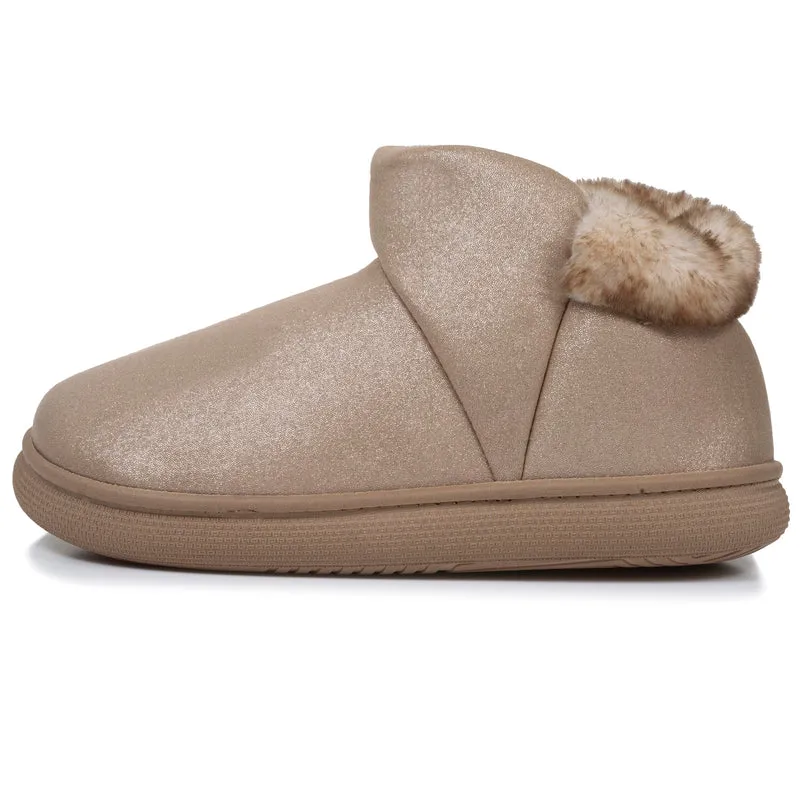 Chaussons bottillons Femme BLOUP Beige