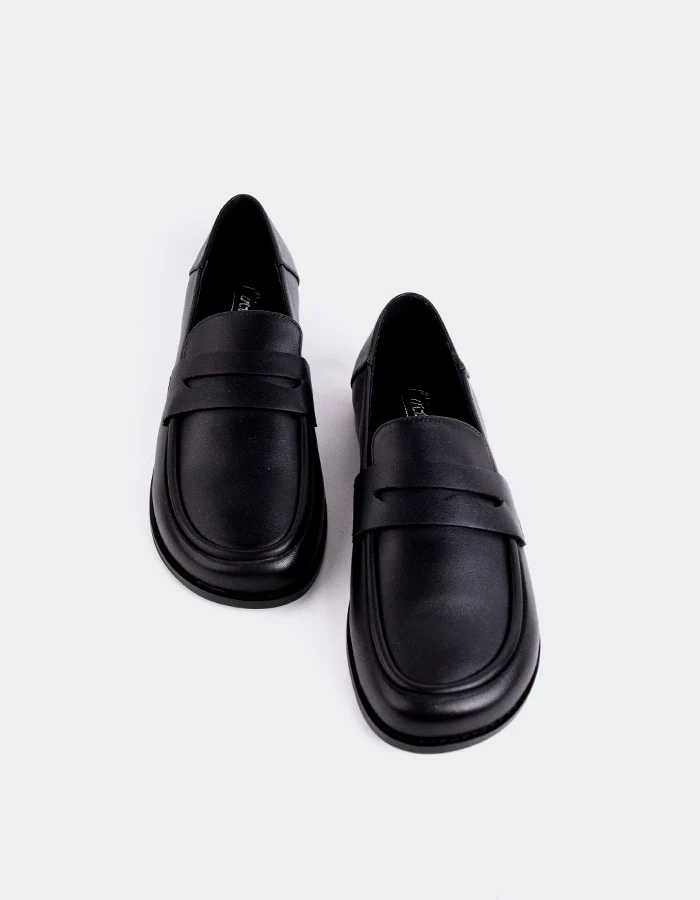 Clarice Black Leather