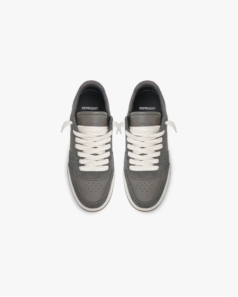 Initial Sneaker - Suede - Dark Taupe