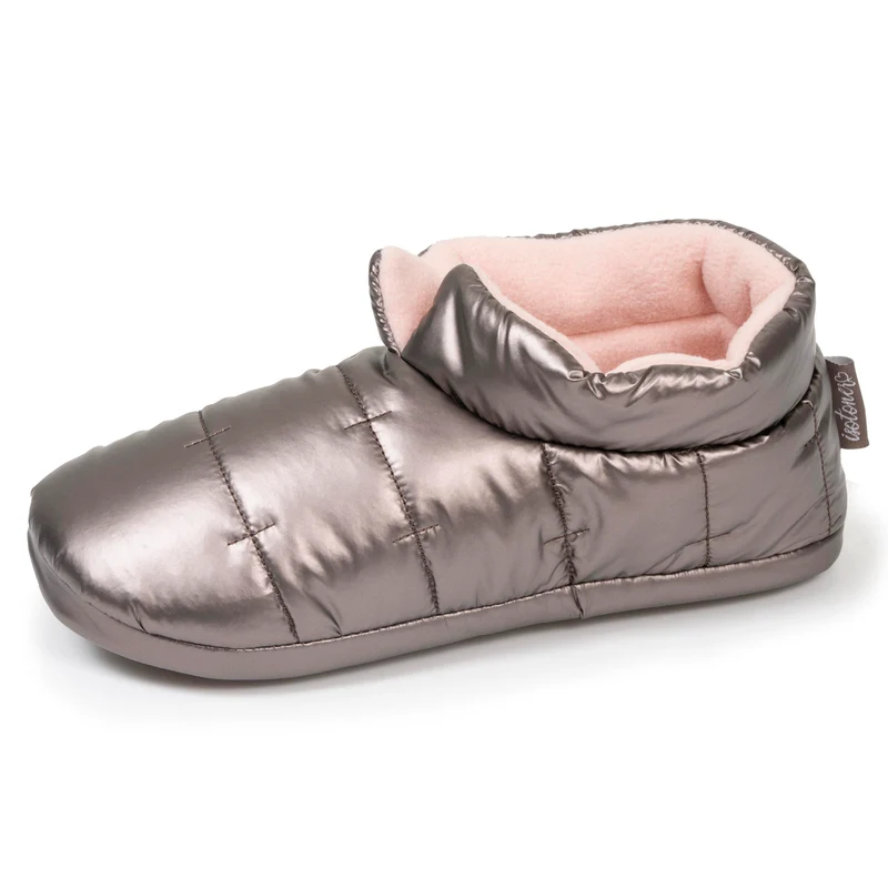 Chaussons bottillons Femme Bronze