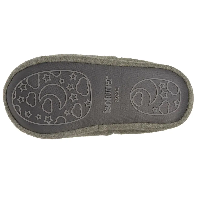 Chaussons slippers Garçon Kaki chiné