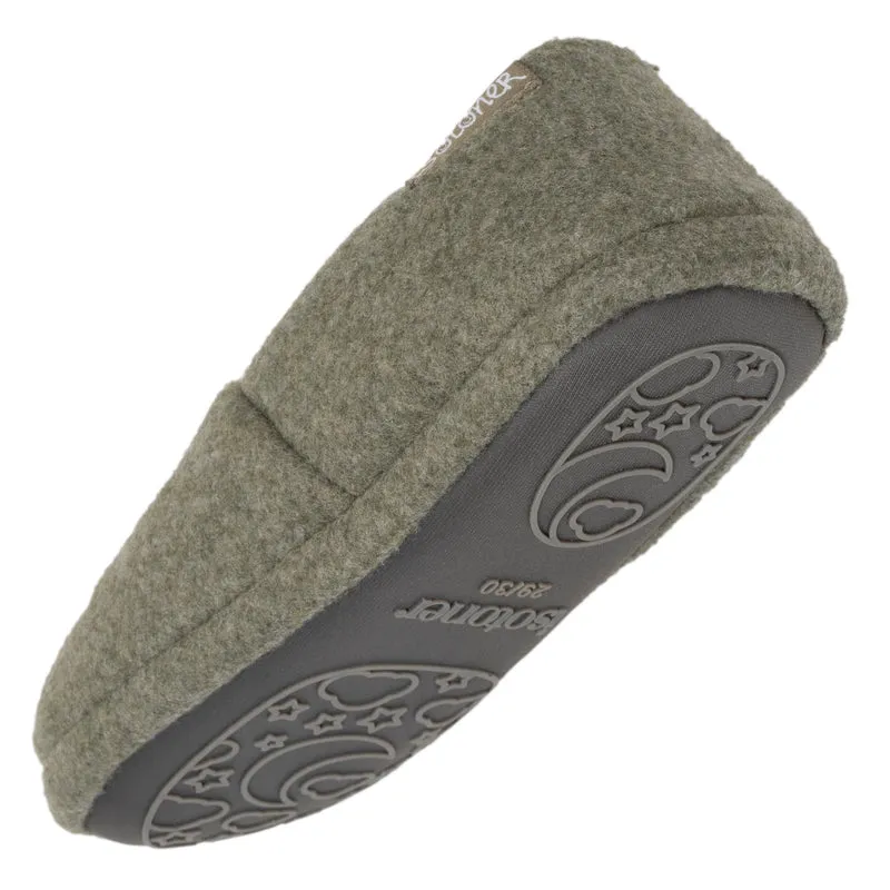 Chaussons slippers Garçon Kaki chiné