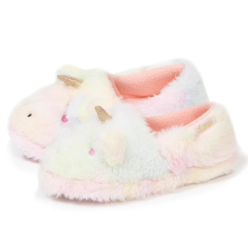 Chaussons slippers Fille Licorne Multicolor