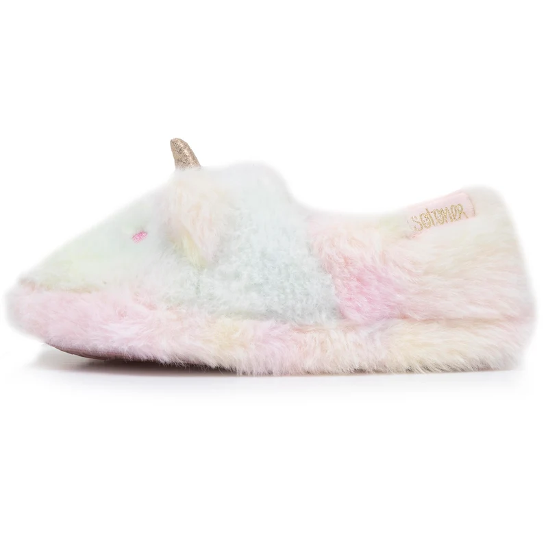 Chaussons slippers Fille Licorne Multicolor