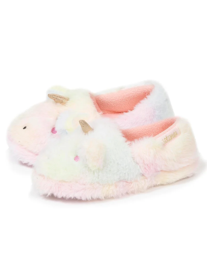 Chaussons slippers Fille Licorne Multicolor