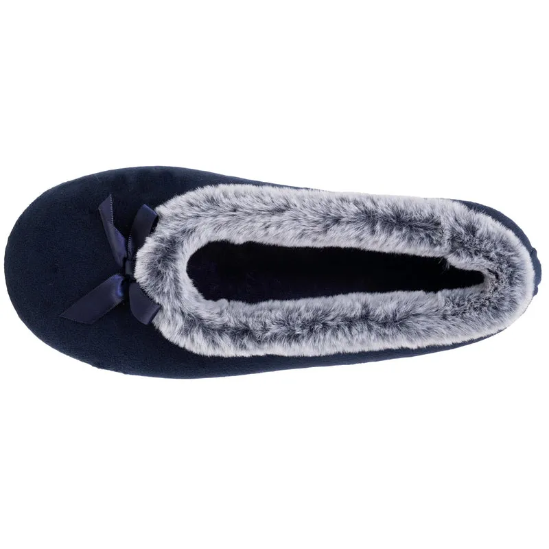 Chaussons ballerines Femme Marine