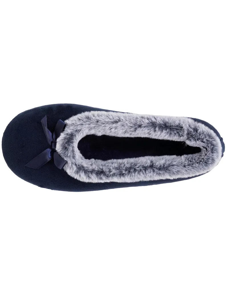 Chaussons ballerines Femme Marine