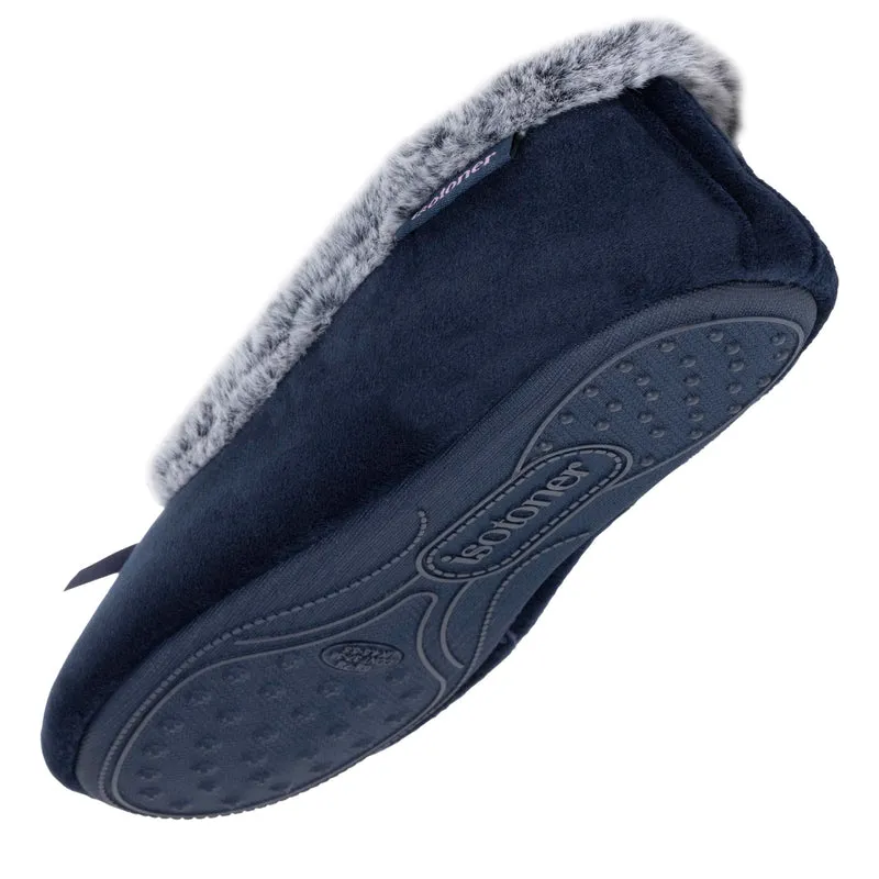 Chaussons ballerines Femme Marine