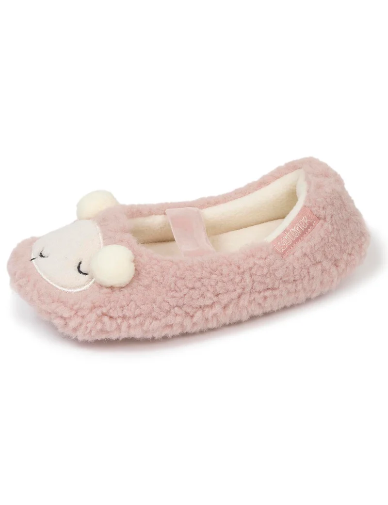 Chaussons ballerines Fille Mouton Blush