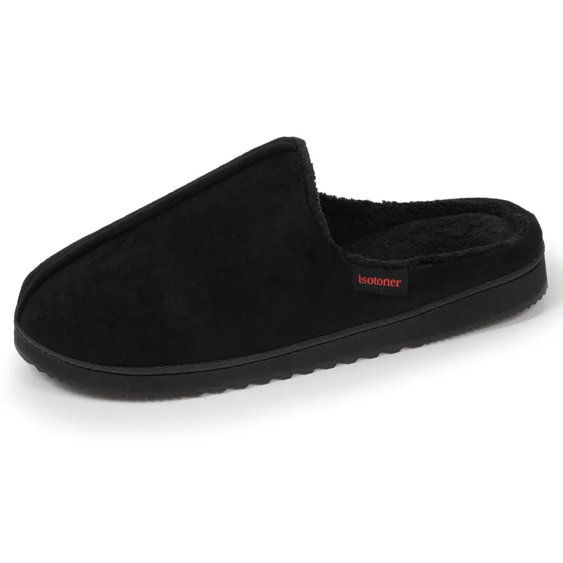 Chaussons mules Homme Noir crantée