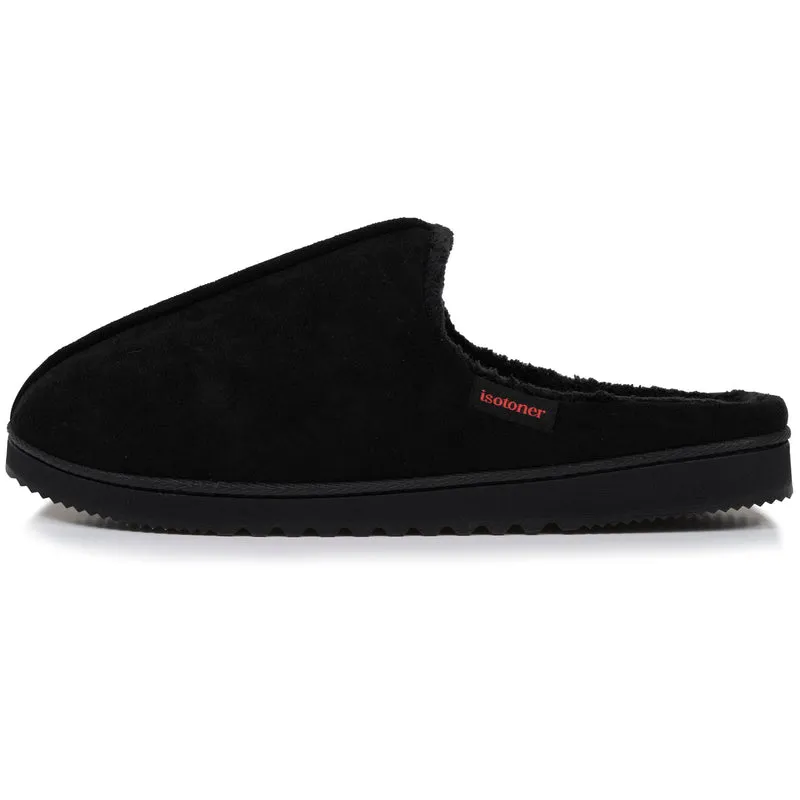 Chaussons mules Homme Noir crantée