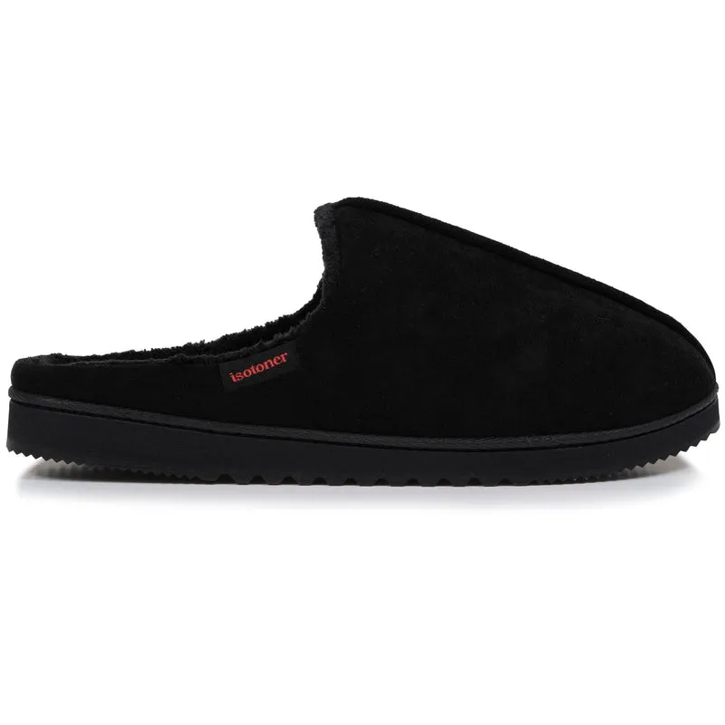 Chaussons mules Homme Noir crantée