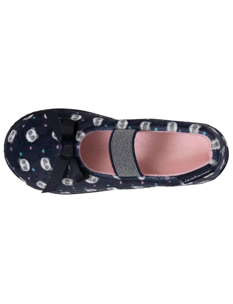 Chaussons ballerines Enfant Marine panda