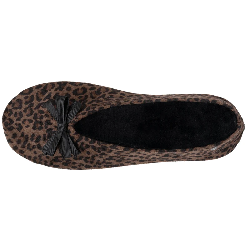 Chaussons ballerines Femme Léopard