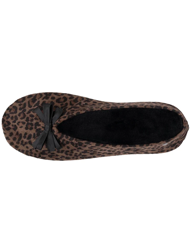 Chaussons ballerines Femme Léopard