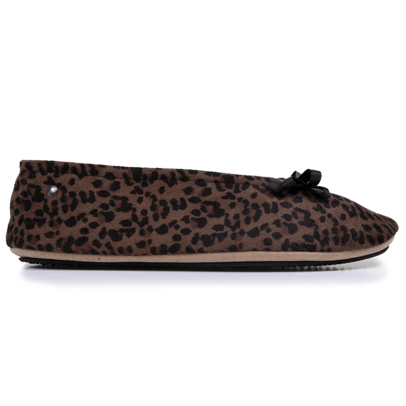 Chaussons ballerines Femme Léopard