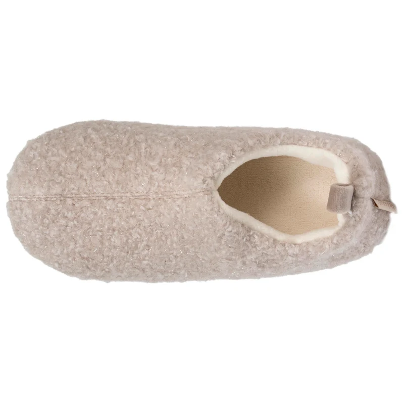 Chaussons bottillons bas Femme Beige