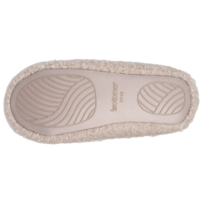 Chaussons bottillons bas Femme Beige