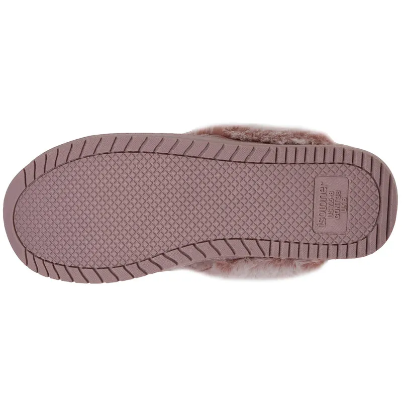 Chaussons mules talon Femme Blush