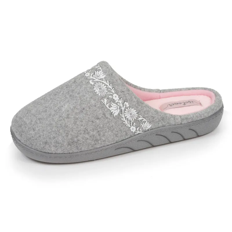 Chaussons mules Junior arabesques Gris chiné