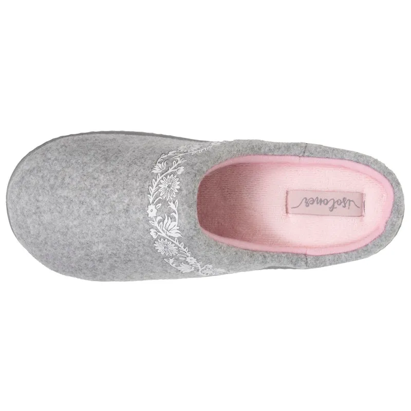 Chaussons mules Junior arabesques Gris chiné