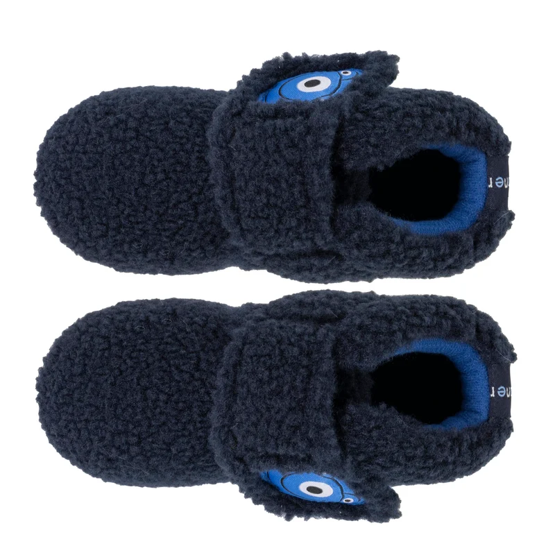 Chaussons bottillons scratch Bébé Marine
