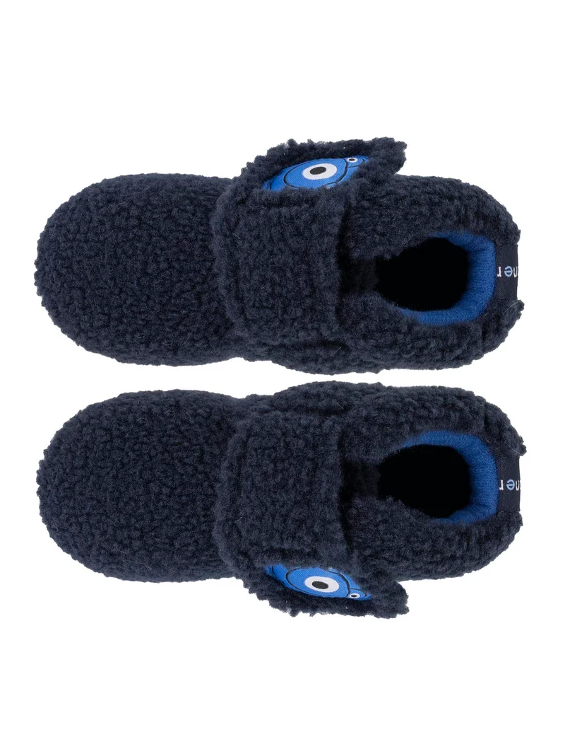 Chaussons bottillons scratch Bébé Marine