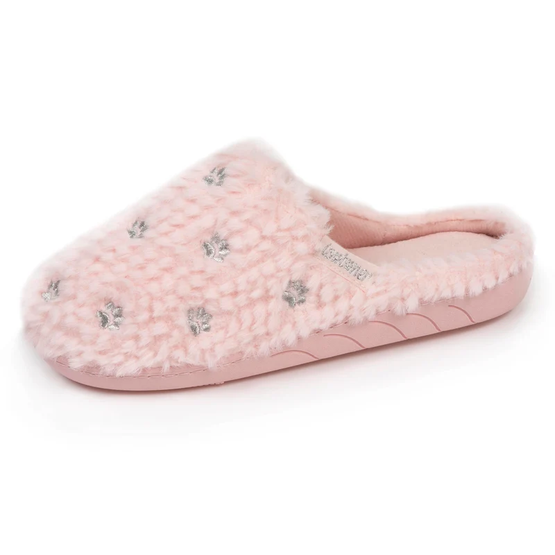 Chaussons mules Junior Rose chat