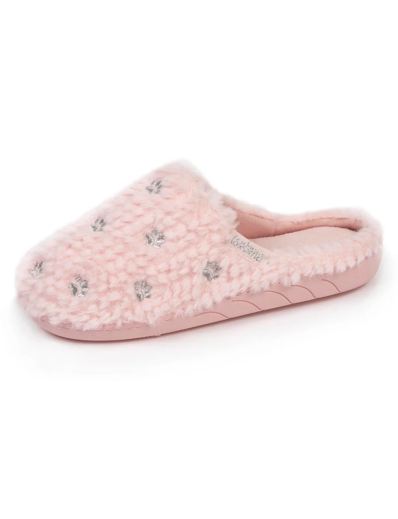 Chaussons mules Junior Rose chat