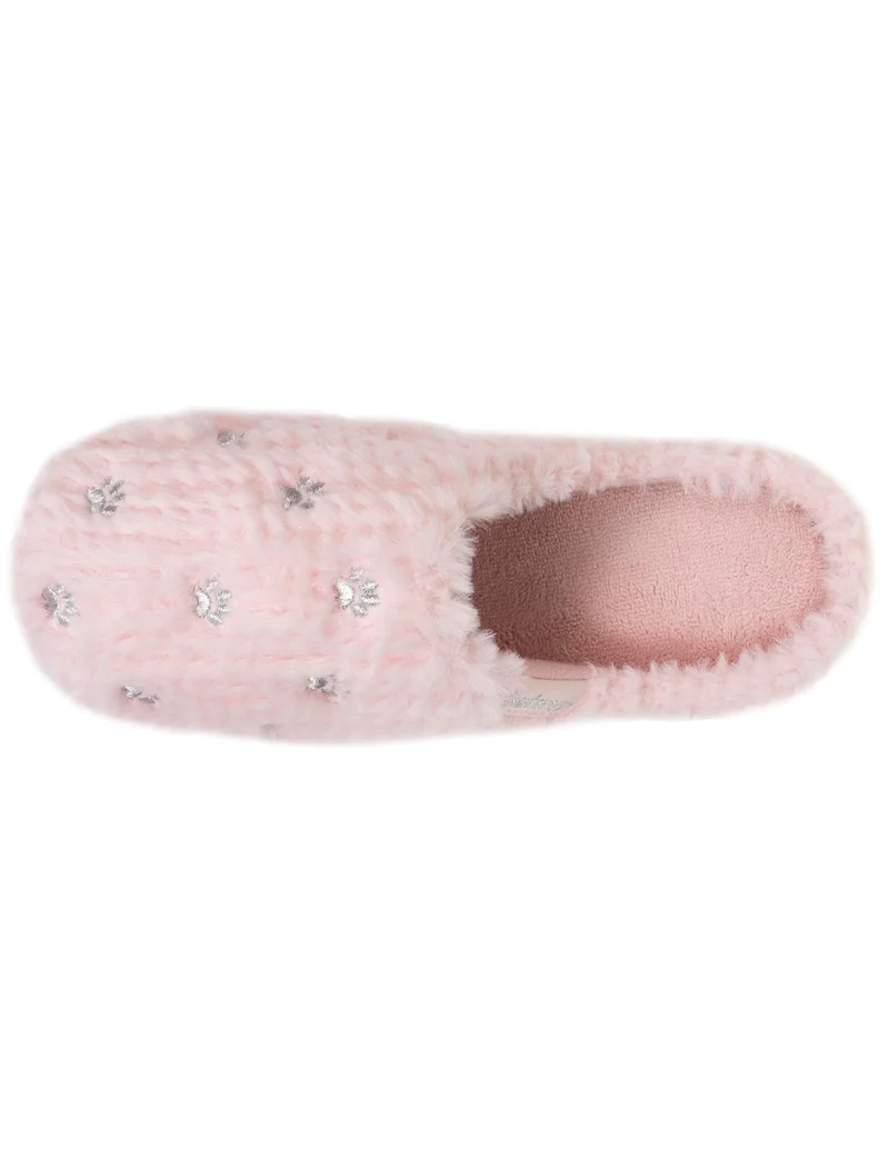 Chaussons mules Junior Rose chat