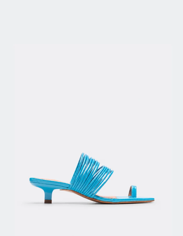 Daquiri Electric Blue Leather