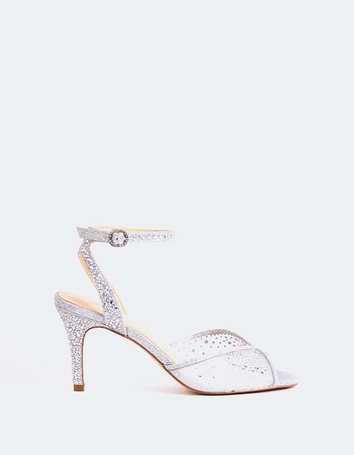 Glimzy Silver Mesh