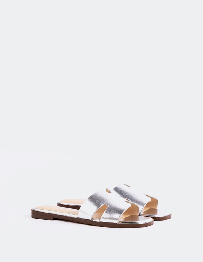 Ranna Silver Leather