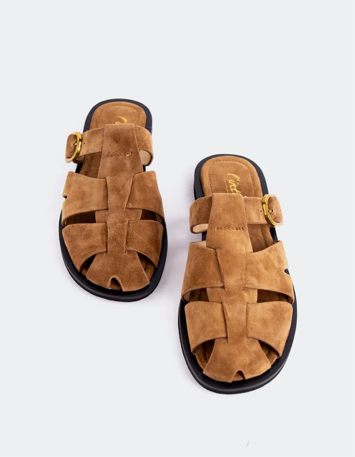 Nelda Cognac Suede