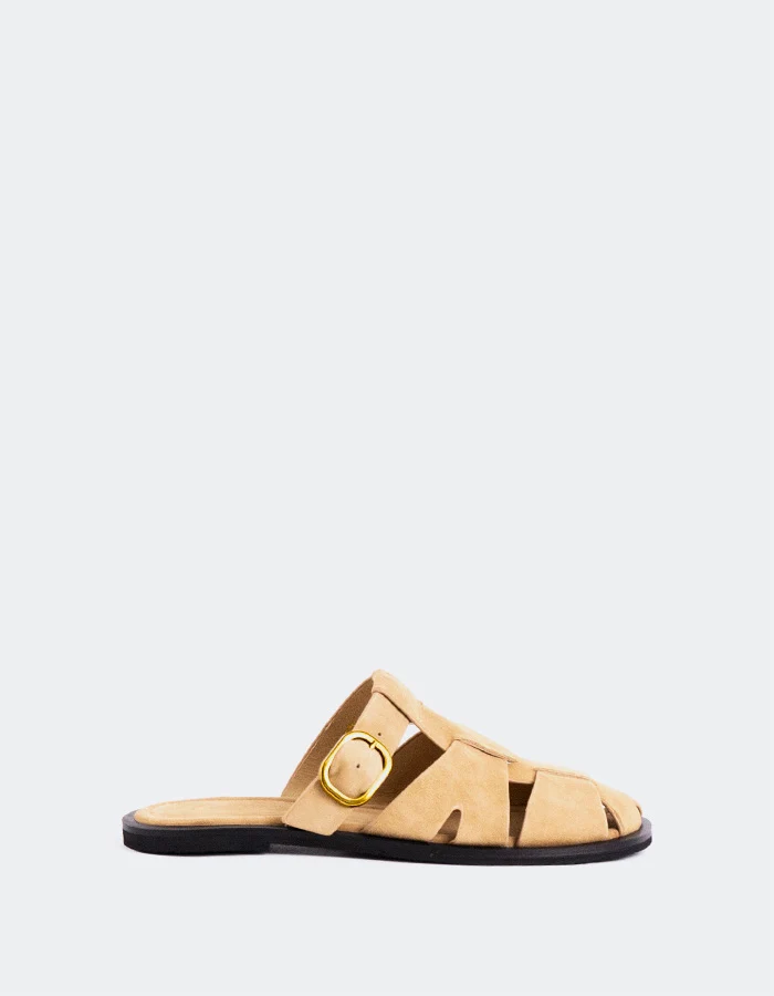 Nelda Beige Suede